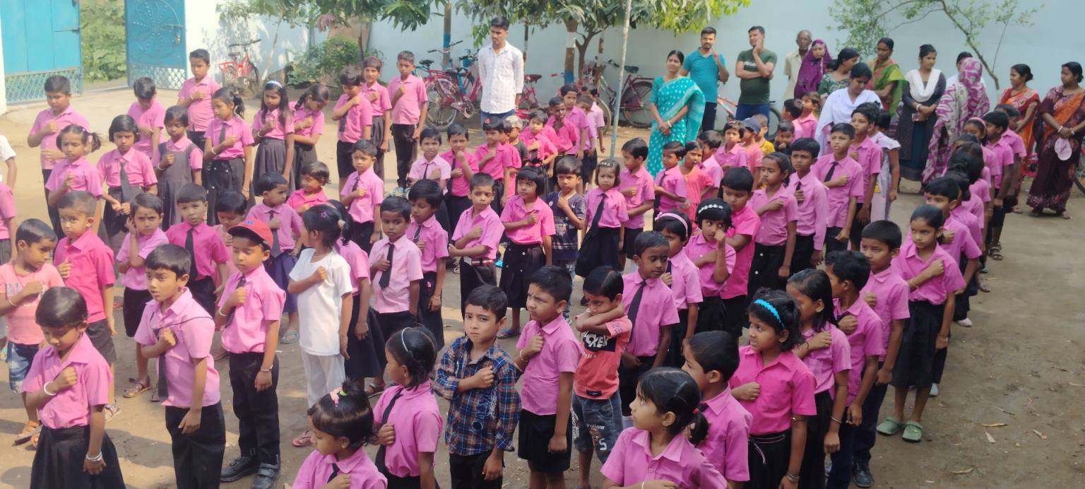 Bishnupur Bodhodoy Vidya Mandir Students Assembly